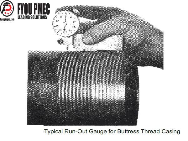 Typical Run Out Gauge for Buttress Thread Casing